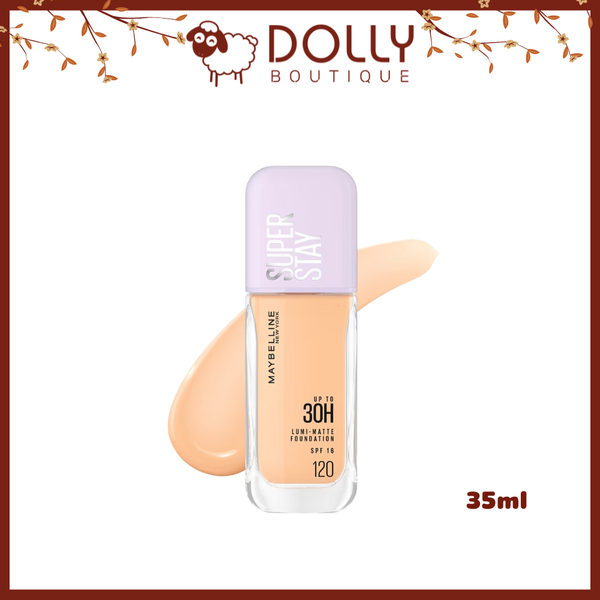 Kem Nền Maybelline Super Stay Up To 30H Lumi-Matte Foundation SPF16 PA+++ 35ml #120