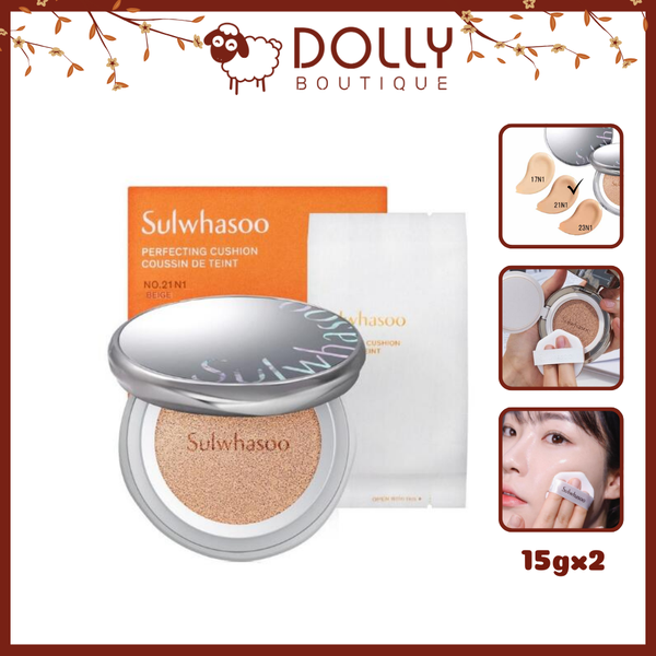 Phấn Nước Sulwhasoo Perfecting Cushion Coussin De Teint No.21N1 Beige 1226