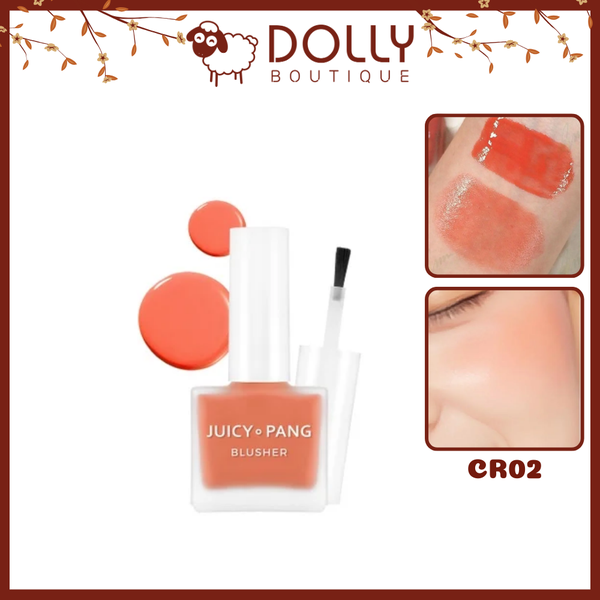 Má Hồng Dạng Kem A'Pieu Juicy-Pang Water Blusher #CR02 (Màu Cam Coral) - 9g