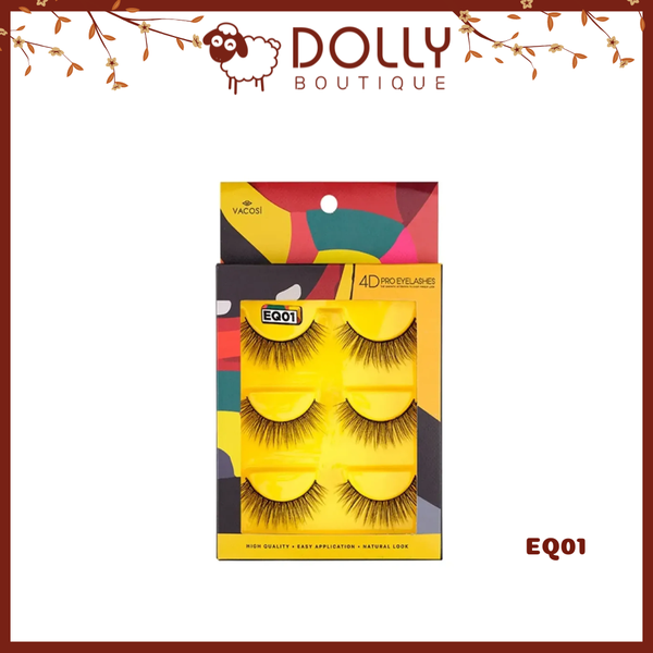 Lông Mi Giả Chuyên Nghiệp Vacosi 4D Pro Eyelash EQ01