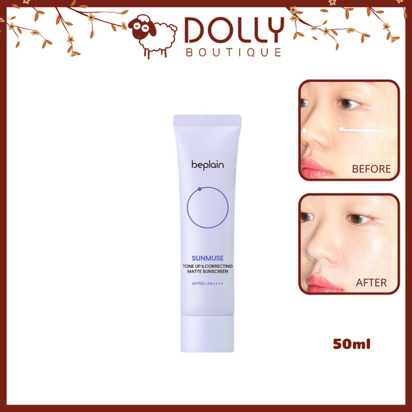 Kem Chống Nắng Beplain Sunmuse Tone Up & Correcting Matte Sunscreen