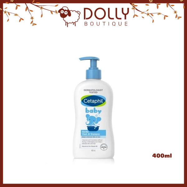 Sữa Tắm Gội Cetaphil Baby Gentle Wash & Shampoo 400ml