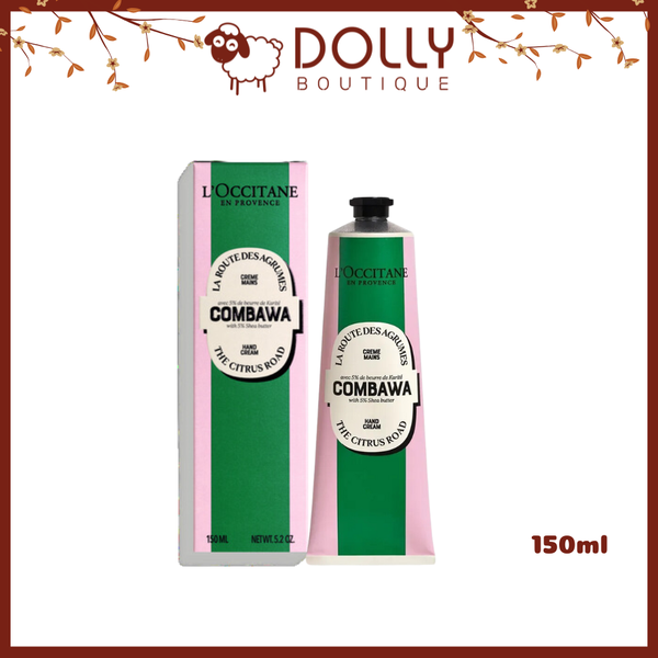 Kem Dưỡng Tay Bơ Đậu Mỡ Hương Chanh L'Occitane Combawa Hand Cream 150ml