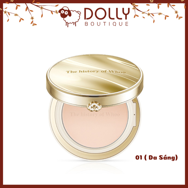 Phấn Phủ The History of Whoo Gongjinhyang Mi Two Way Pact SPF30/PA++ #01 ( Tông da sáng) 13g