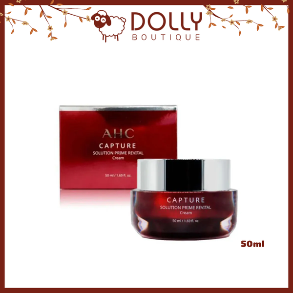 Kem Dưỡng Hỗ Trợ Ngăn Ngừa Lão Hóa Da AHC Capture Solution Prime Revital Cream 50ml