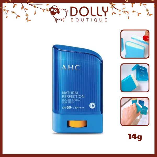 Kem Chống Nắng Dạng Thỏi AHC Natural Perfection Double Shield Sun Stick SPF 50+ PA ++++ 14G 0127