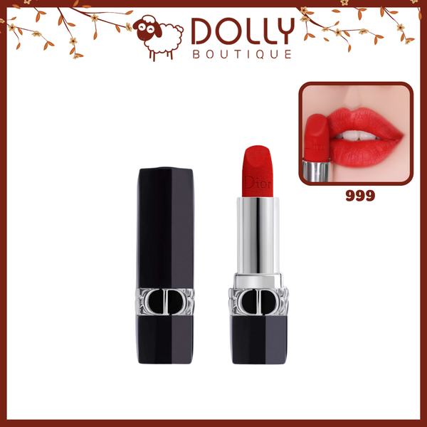 Son Thỏi Lì Dior Rouge Dior Lipstick 999 3.5g