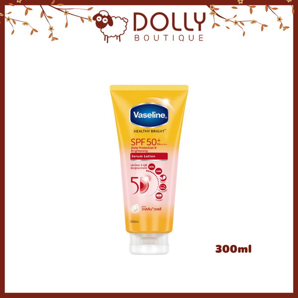 Sữa Dưỡng Thể Trắng Da Toàn Thân Chống Nắng Vaseline Healthy Bright Sun + Pollution Protect SPF 50+ PA++++ 300ml