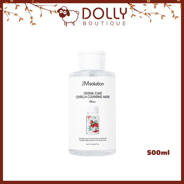 Nước tẩy trang JMsolution Derma Care Centella Cleansing Water 500ml