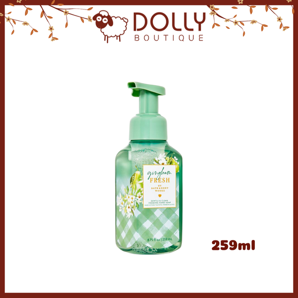 Nước Rửa Tay Tạo Bọt Bath & Body Works Gingham Fresh Gentle & Clean Foaming Hand Soap 259ml