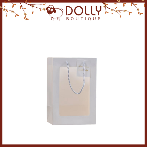 Túi Giấy Trắng Trong Kính