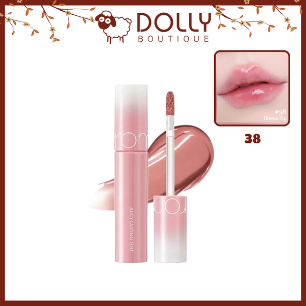 Son Tint Bóng Romand Juicy Lasting Tint #38 Breeze Fig ( Hồng Nâu ) - 5.5g