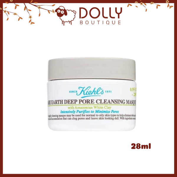 Mặt Nạ Đất Sét Kiehl's Rare Earth Deep Pore Cleansing Masque - 28ml