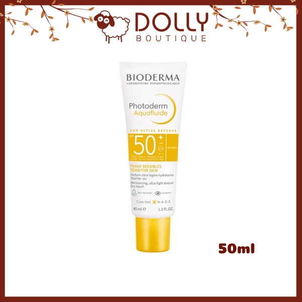 Kem Chống Nắng Bioderma Photoderm Aquafluid Sun Active Defense SPF50+ 40ml