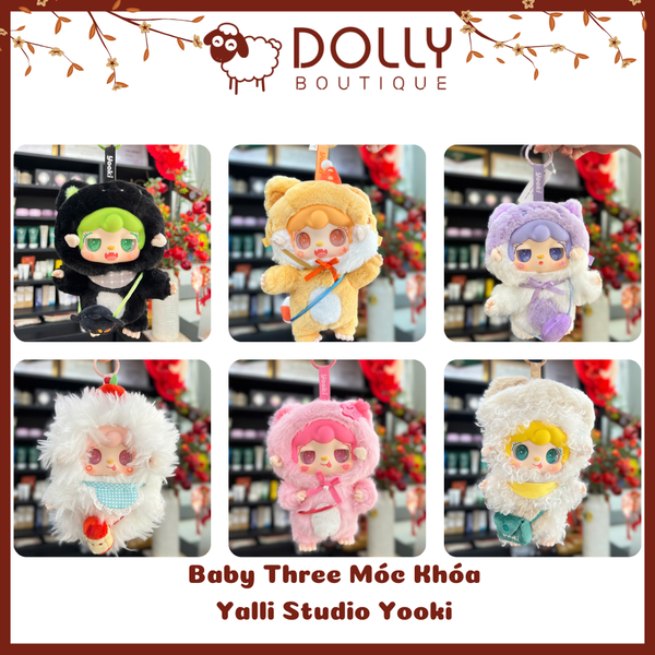 Gấu Bông Baby Three Yalli Studio Yooki  [ Giao theo phân mục đã unbox]