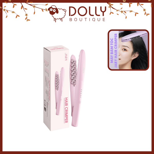 Máy Bấm Phồng Tóc Jary Hair Crimper Cao Cấp Màu Hồng