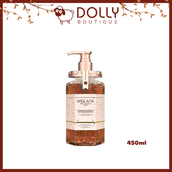 Sữa Tắm Trắng Da Cánh Hoa Hồng Damask Weilaiya Grand Rose Extracts Whitening Shower Gel 450ml