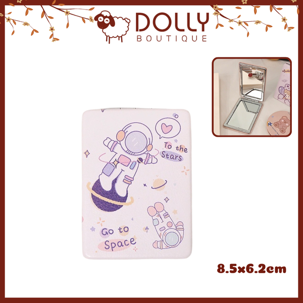 Gương Gập 2 Mặt Vuông - Go To Space