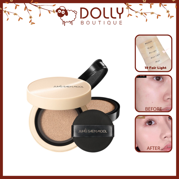 Phấn Nước Jung Saem Mool Skin Nuder Cover Layer Cushion 19 Fair - Light 14g x 2