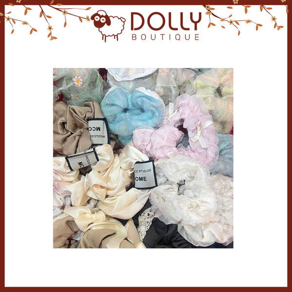 Dây cột tóc random (Scrunchies)