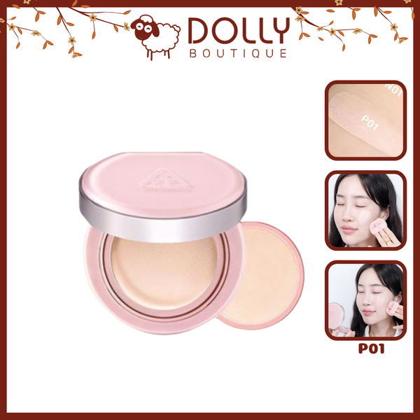Phấn Nước 3CE Fitting Mesh Cushion SPF40 PA+++ P01 11gx2