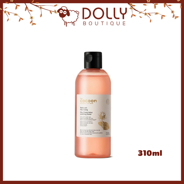 Nước Cân Bằng Sen Hậu Giang Cocoon Lotus Soothing Toner 310ml