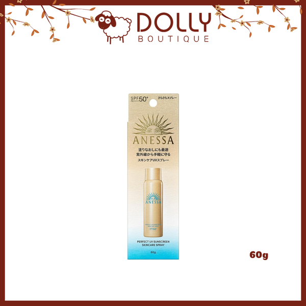 Xịt Chống Nắng Anessa Dưỡng Da Đa Năng Perfect UV Sunscreen Skincare Spray N SPF50+ PA++++ 60g