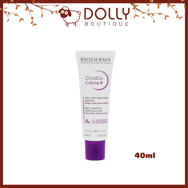 [Nội Địa] Kem Dưỡng Ẩm Bioderma Cicabio Repairing Cream - 40ml