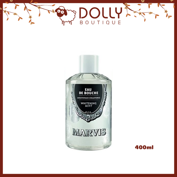 Nước Súc Miệng Hương Bạc Hà The Mát & Trắng Răng Marvis Whitening Mint Mouthwash 400ml