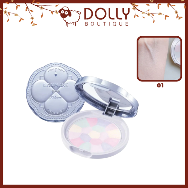 Phấn Phủ Đa Sắc Siêu Mịn Canmake Marshmallow Finish Powder Abloom 01 HYDRANGEA GARDEN 6.5g