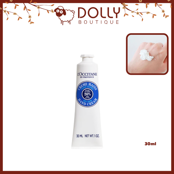 Kem Dưỡng Da Tay L'Occitane Shea Butter Hand Cream 30ml NĐ