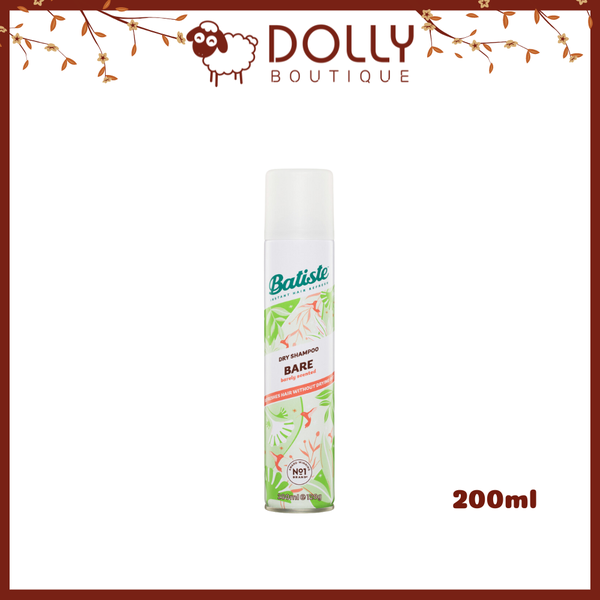 Gội Khô Hương Hoa Thiên Nhiên Batiste Dry Shampoo Bare - 200ml