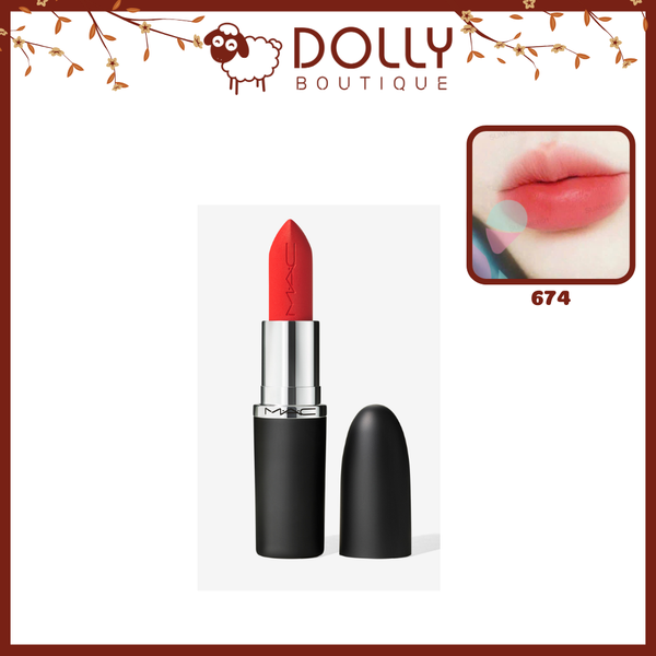 Son MAC Ximal Silky Matte Lipstick 674 No CoralAtion