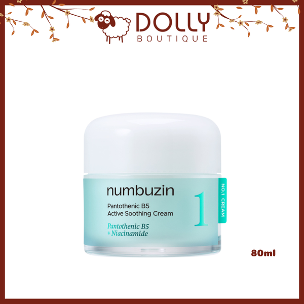 Kem dưỡng phục hồi Numbuzin No.1 Pantothenic B5 Active 80ml