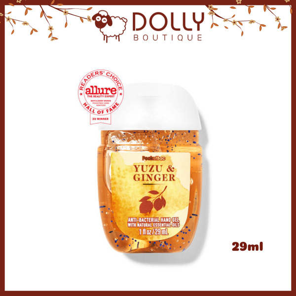 Gel Rửa Tay Khô Bath And Body Works Yuzu & Ginger Pocketbac Hand Gel 29ml