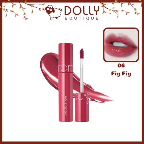 Son Tint Bóng Romand Juicy Lasting Tint 06 Fig Fig 5.5g