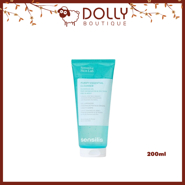 Gel Rửa Mặt Dịu Nhẹ Sensilis Purify Essential Cleanser 200ml