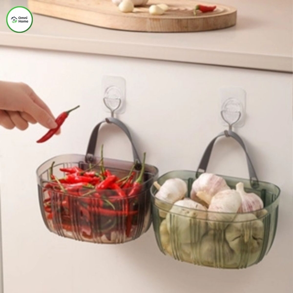 🧄🧅 GIỎ ĐỰNG HÀNH TỎI TREO TƯỜNG – GỌN BẾP, KHÔ THOÁNG, KHÔNG MỌC MẦM