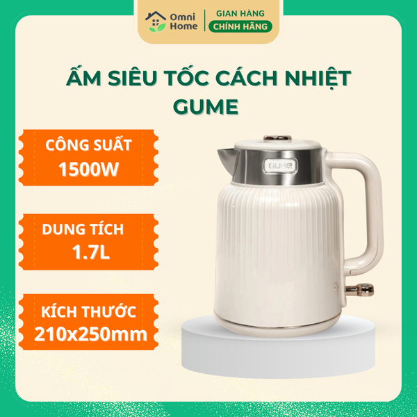 Ấm siêu tốc cách nhiệt Gume GM-EK041(1.7L)