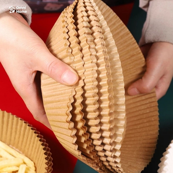 GIẤY NẾN NÂU LÓT NỒI CHIÊN KHÔNG DẦU