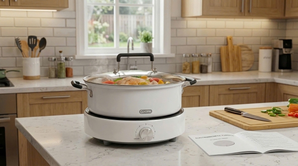 BẾP TỪ ĐƠN KÈM NỒI GROPA KN-607