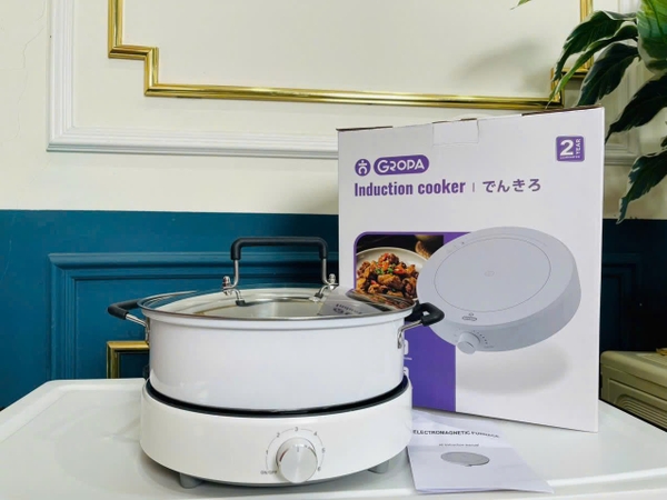 BẾP TỪ ĐƠN KÈM NỒI GROPA KN-607