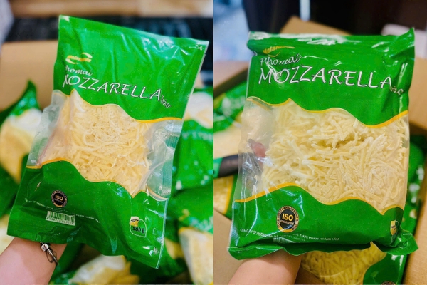 Phô Mai Mozzarella Bào Mix KIWIFOOD (Gói 1kg)