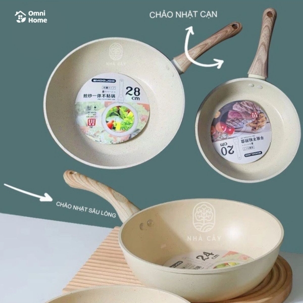 Chảo vân đá Nhật Bản - Chảo sâu lòng chống dính