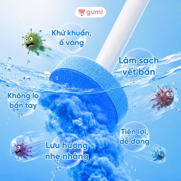 BỘ CỌ BỒN CẦU DÙNG MỘT LẦN GUMI