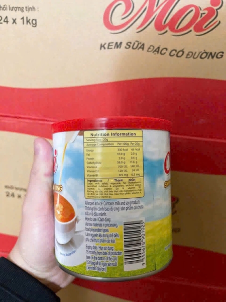 Kem Sữa Đặc Có Đường MOI