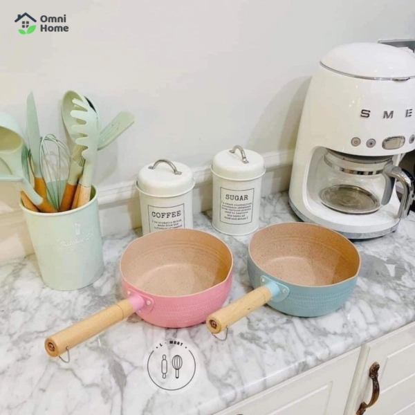 Chảo từ chống dính lòng sâu, màu đẹp - Size 18cm