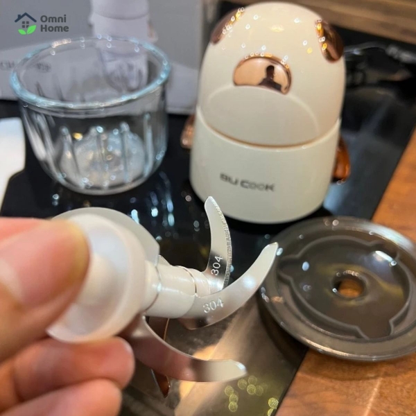 Máy Xay Đa Năng Thủy Tinh Mini Cao Cấp BUCOOK 300ml