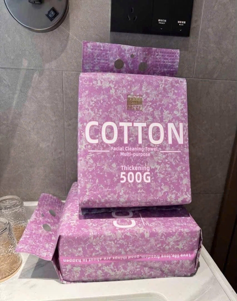 Khăn Mặt Khô Cotton Đa Năng Cao Cấp (Bịch Lớn 500G)