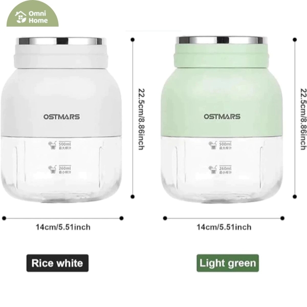 Máy Xay Sinh Tố Mini OSTMARS – Nhỏ Gọn, Mạnh Mẽ, Xay Nhanh Mọi Lúc Mọi Nơi